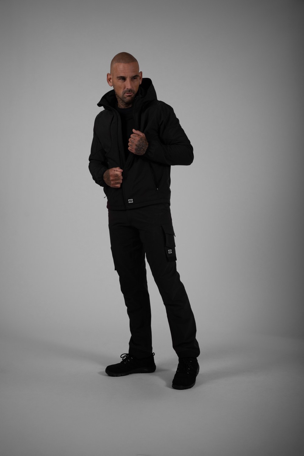 TRICORP Arbeitshose 4-Way Stretch Redefined in Black – Modellansicht