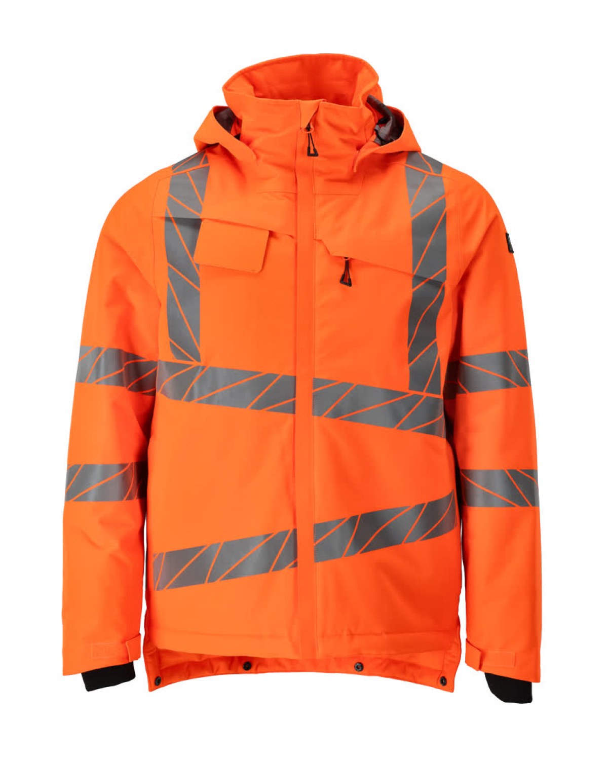 MASCOT Accelerate Safe Winterjacke in Hi-Vis Orange – Vorderansicht