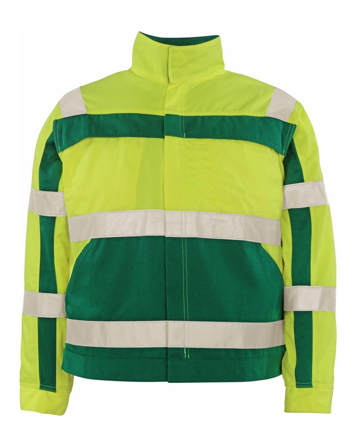 MASCOT Cameta Jacke in Hi-Vis Gelb/Grün – Vorderansicht