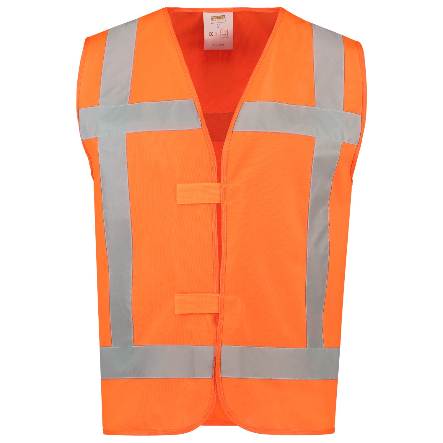 TRICORP Warnweste RWS in Fluororange – Vorderansicht