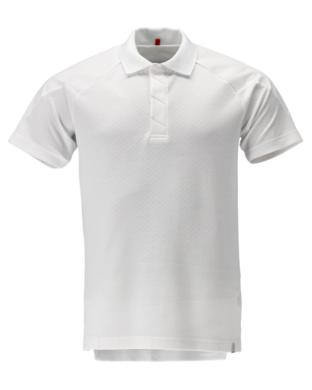 MASCOT Food & Care Polo-Shirt in Weiß – Vorderansicht