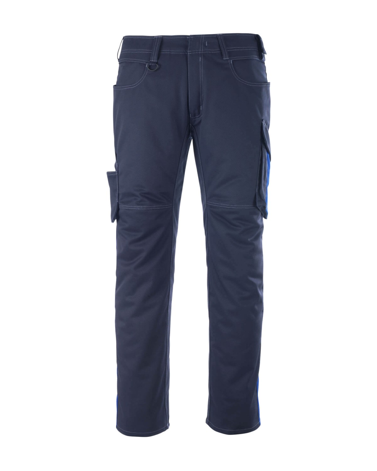 MASCOT Dortmund Hose mit Schenkeltaschen in Schwarzblau/Kornblau – Vorderansicht