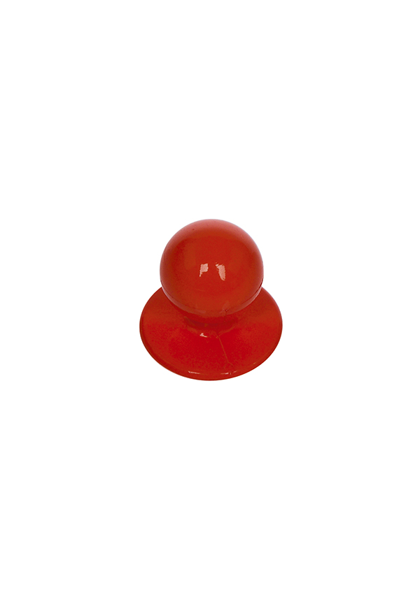 Karlowsky Kugelknöpfe Rot, 12 Stück / Pack in Rot – Modellansicht