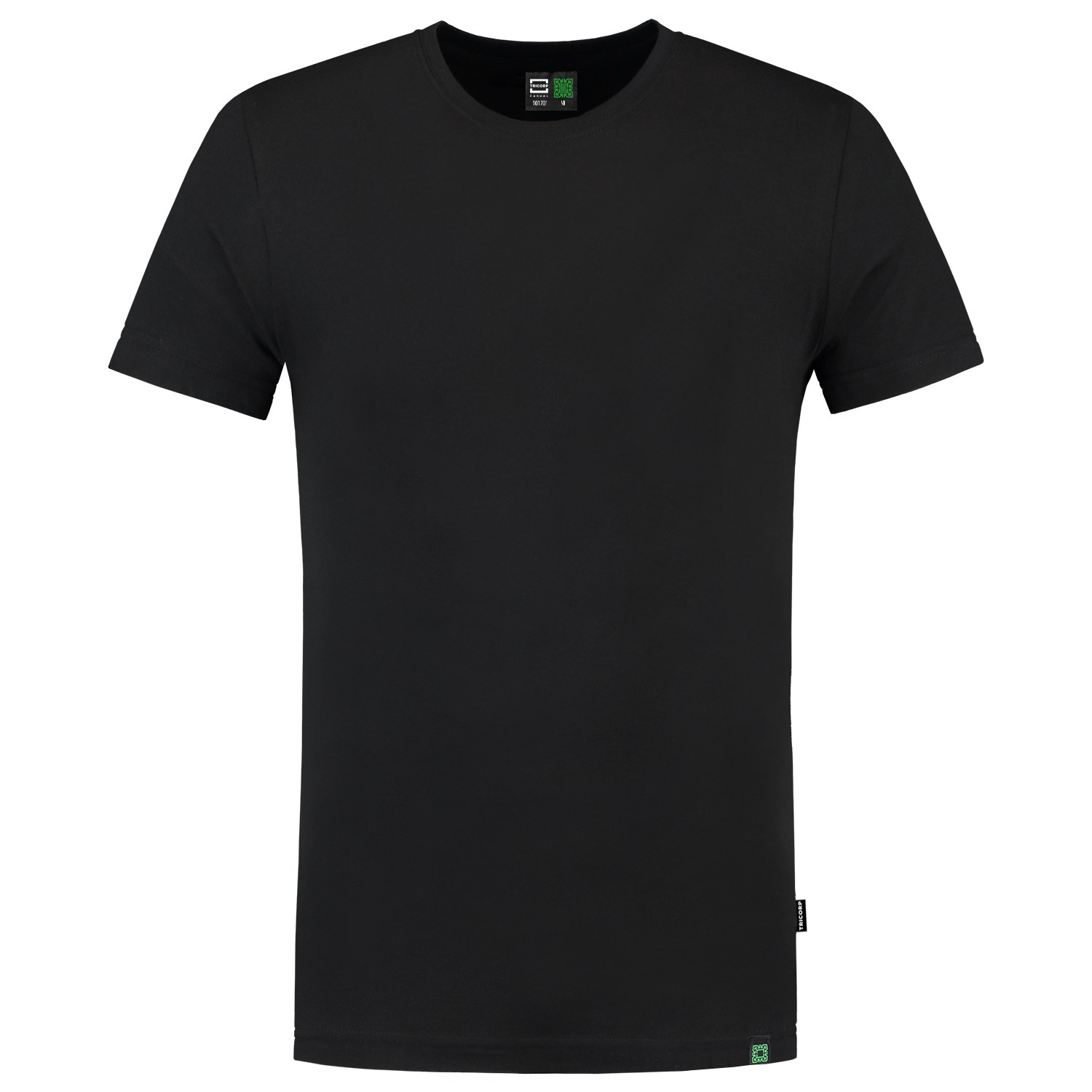 TRICORP T-Shirt Fitted Rewear in Black – Vorderansicht
