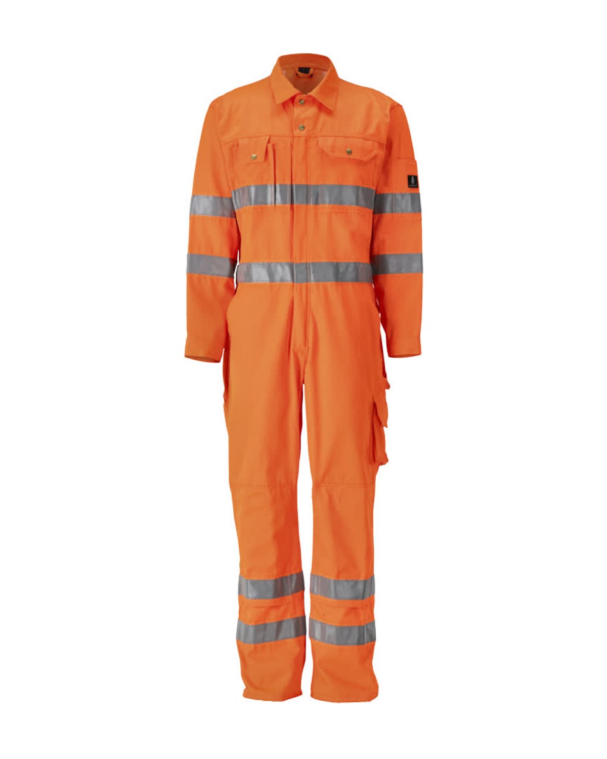 MASCOT Utah Overall mit Knietaschen in Hi-Vis Orange – Vorderansicht