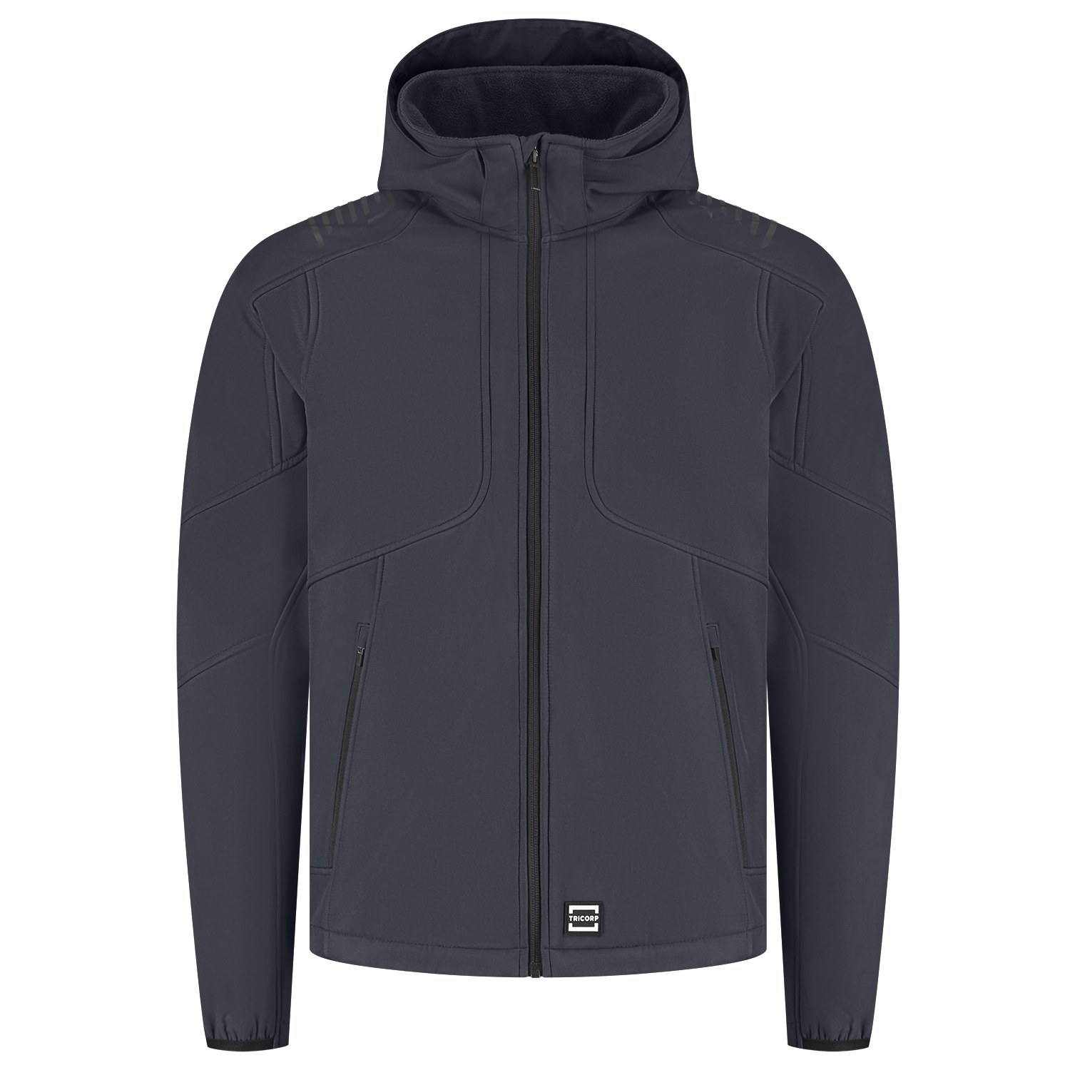 TRICORP Softshelljacke Kapuze Exzellent Redefined in Anthracite – Vorderansicht