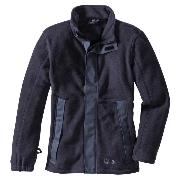 4PROTECT® Multinorm-Fleecejacke KINGSTON in Navy – Vorderansicht