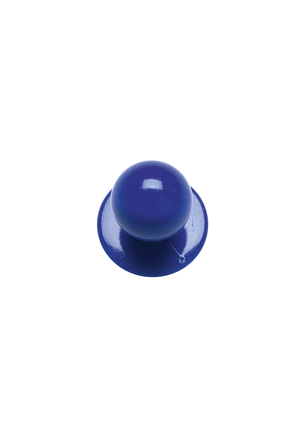 Karlowsky Kugelknöpfe Blau, 12 Stück / Pack in Blau – Modellansicht