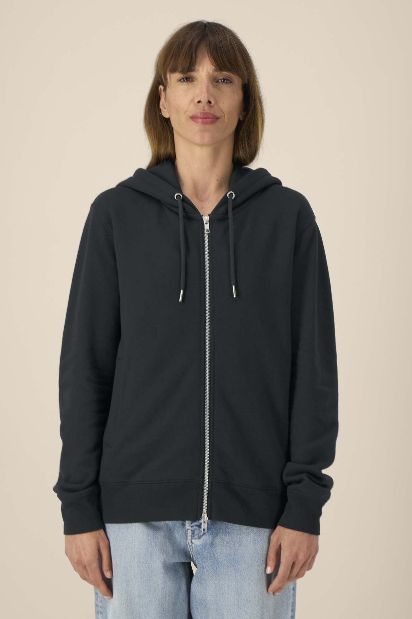 Stanley Stella Astor Zip-Hoodie am Modell, Damen