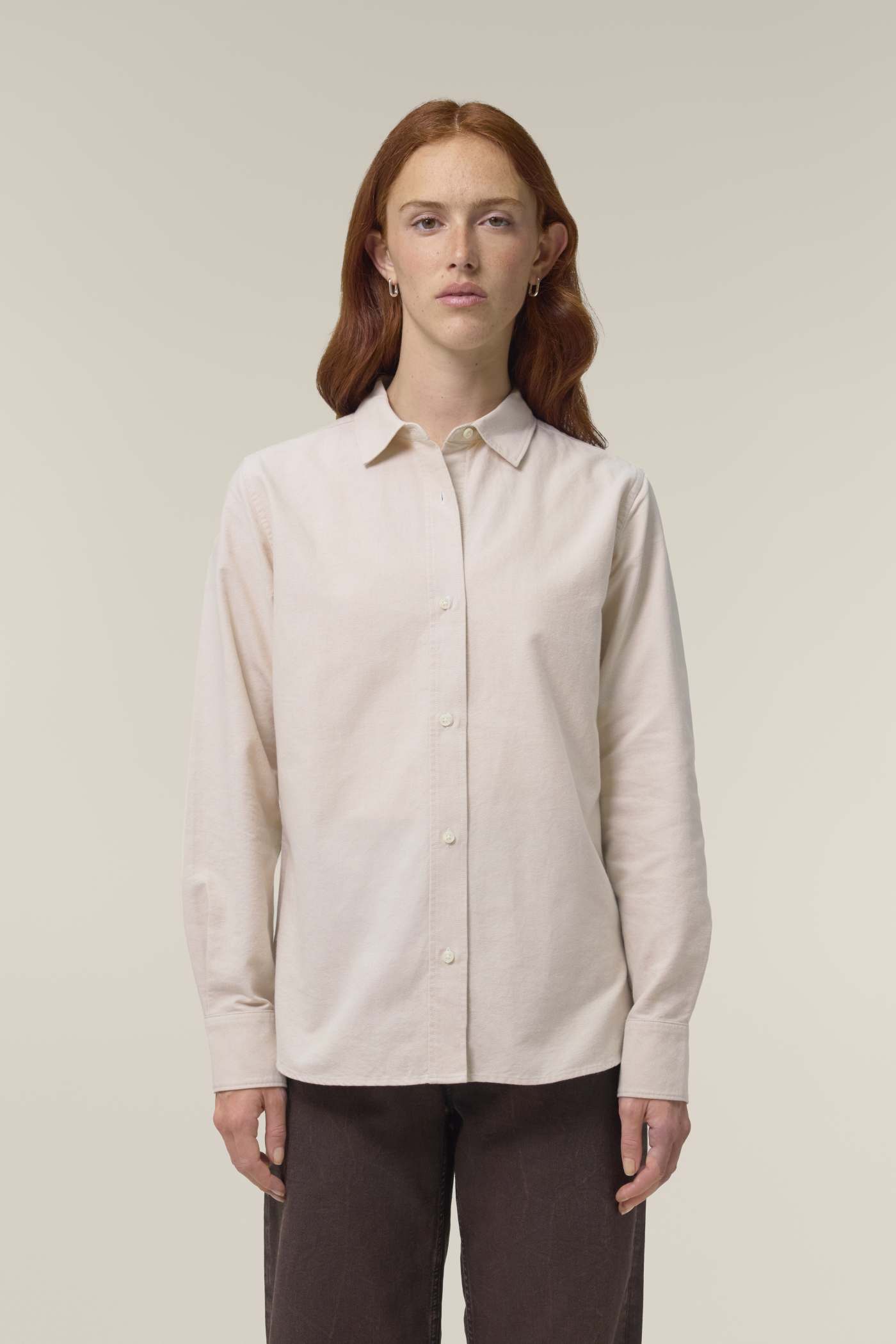 Stanley Stella Stella Oxford Shirt am Modell